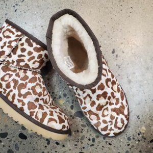 Animal print uggs